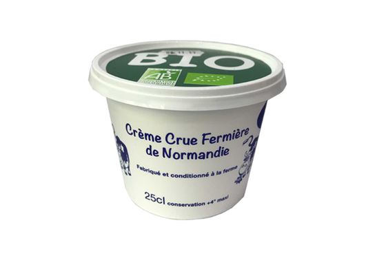Crème fermière au lait cru