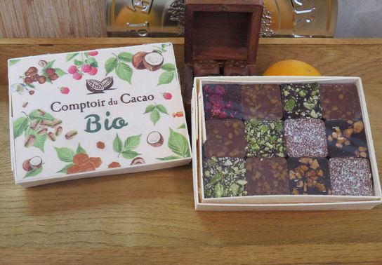 Coffret Bio 12p Comptoir Cacao