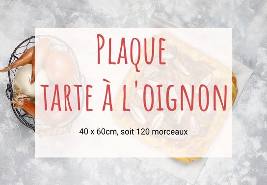 Plaque Tarte à l'oignon