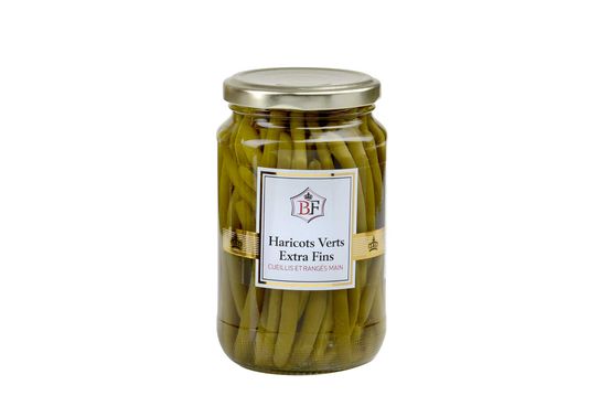 Haricots verts extras fins cueillis et rangés mains - BF