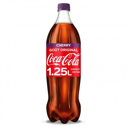Bouteille 1,25L Coca cherry