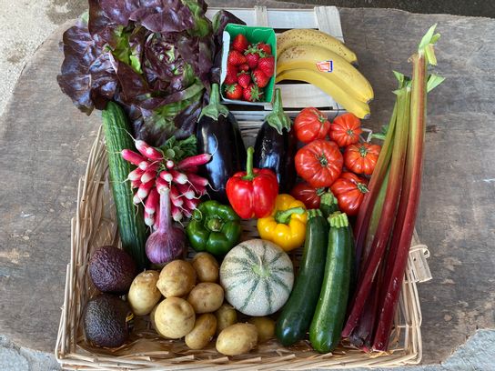 Panier Été fruits et légumes - Moyen