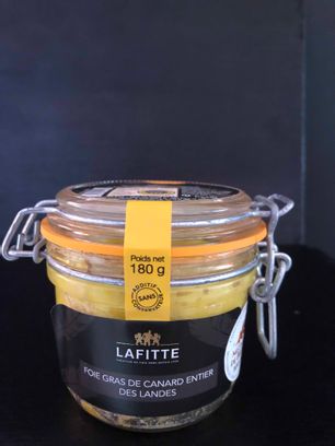 FOIE GRAS DE CANARD conserve 180grs