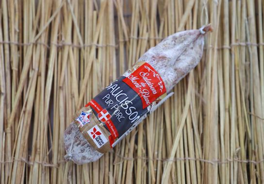 Saucisson sec pur porc, Salaison du Mont-Blanc