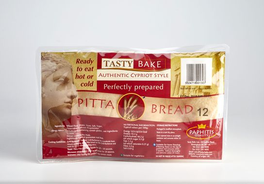 Pain Pitta Mini Tasty Bake - 12 pains