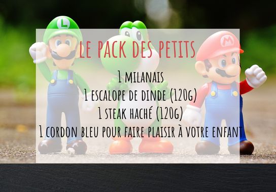 Les packs des petits