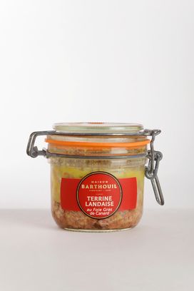 Terrine Landaise 25 % bloc de foie gras de canard 190g