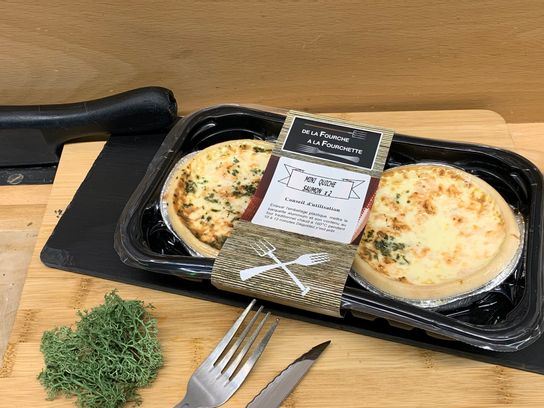 Mini quiche saumon X2