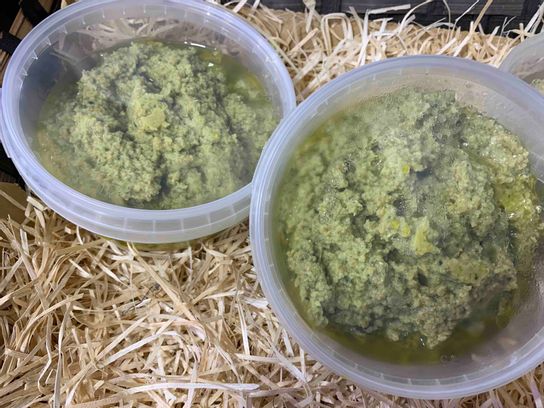 Tapenade d'olives vertes au basilic