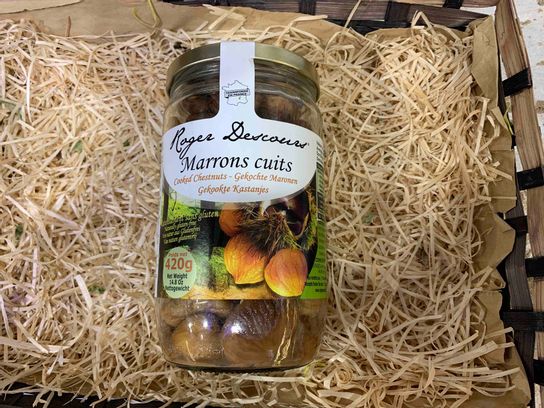 Marrons cuits en bocal