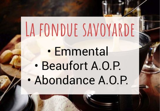 Fondue savoyarde (emmental, abondance A.O.P., beaufort A.O.P.) - 250g