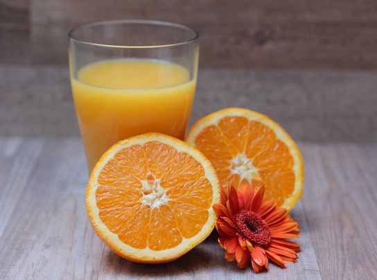 Jus d'orange frais