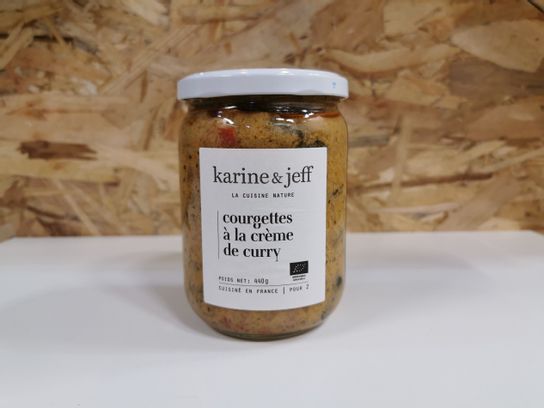 Courgette crème curry BIO
