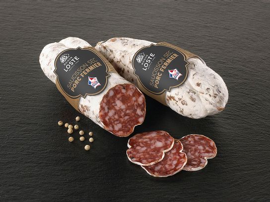 Saucisson sec porc fermier - Maison Loste