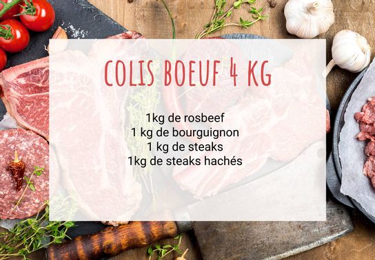 Le colis de boeuf 4 kg