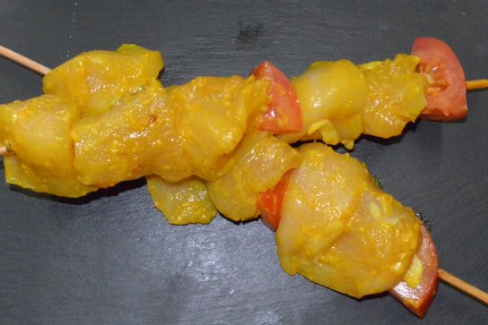Brochette de poulet curry coco (180g)
