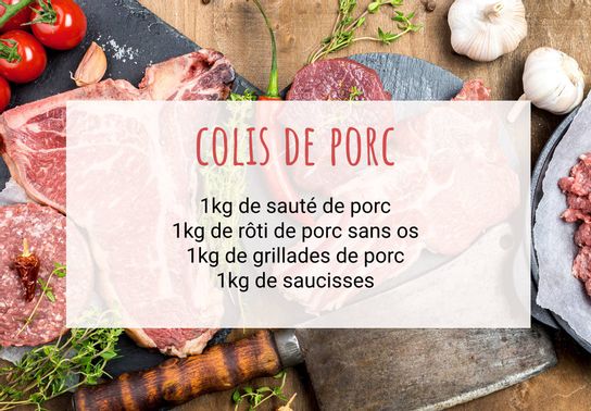 Le colis de porc