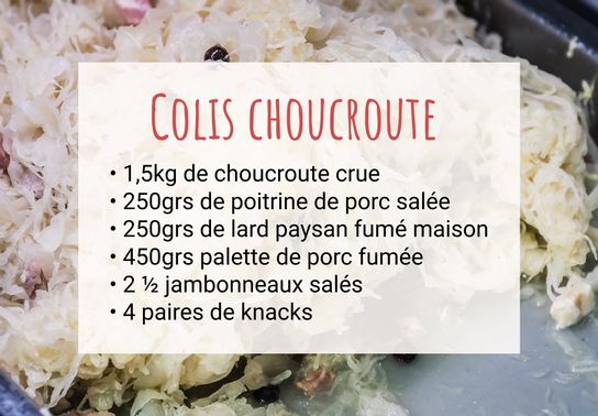 Le colis choucroute
