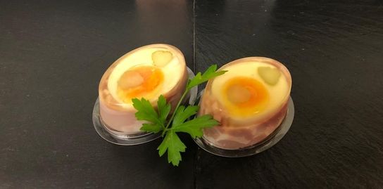 Aspic œuf dur et jambon
