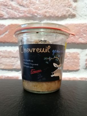 Terrine au chevreuil genièvre et cassis