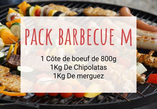 Pack barbecue 2 - Disponible sous 24h