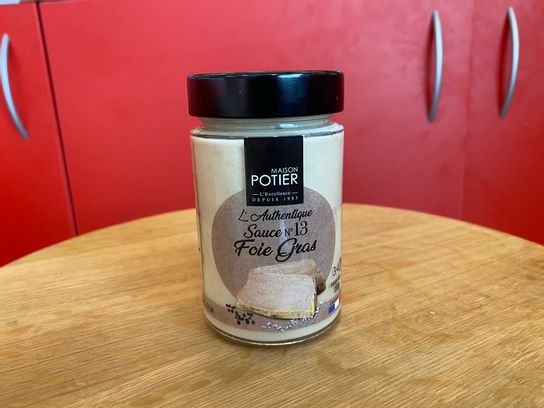 Sauce foie gras 180 gr maison potier