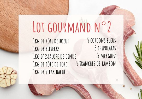 Lot gourmand de votre boucher n°2