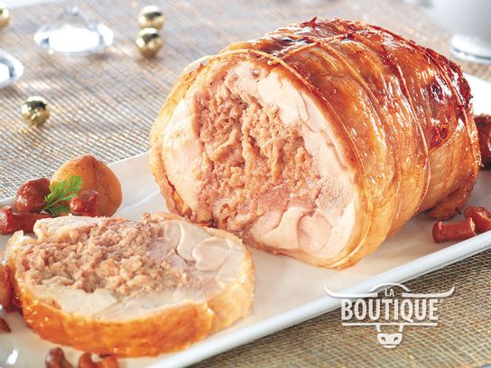Rôti de Chapon Farce aux Marrons