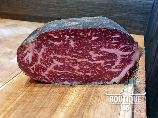 Le Jambon de Bœuf Séché de Wagyu Japonais