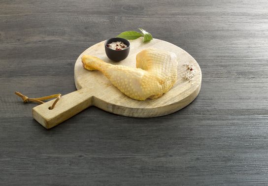 Cuisse de poulet jaune