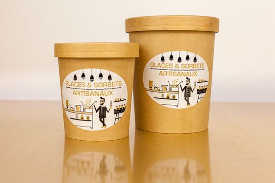 Glace artisanale ( retrait uniquement en boutique ) 1L
