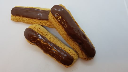 Eclair craquelin au chocolat