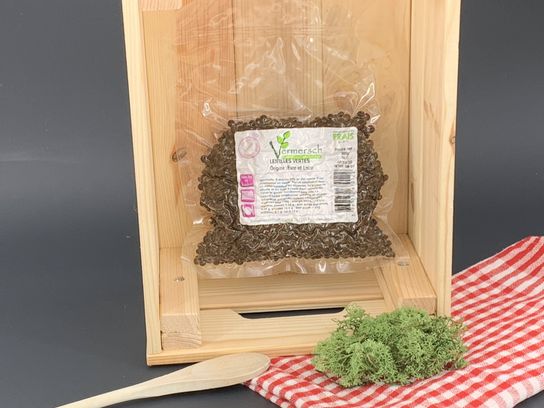 Lentilles vertes cuites 300 gr