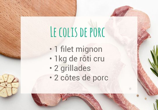 Le colis de porc