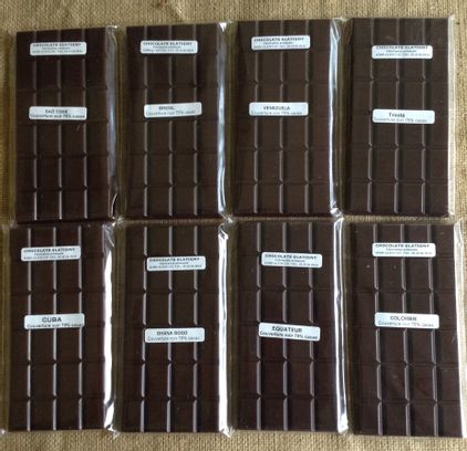 Tablettes de chocolats d'origine - Ghana