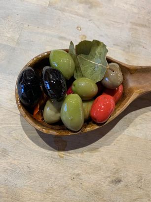 Olives "Cerignola 3 couleurs"