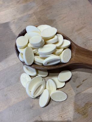 Pistoles au chocolat blanc Valrhona