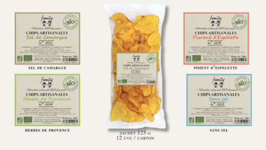 Chips artisanales Bio & Herbes de Provence