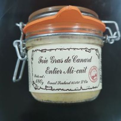 Foie Gras de Canard Entier Mi-cuit 180g
