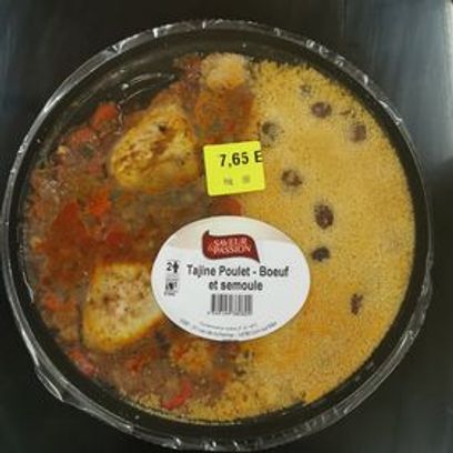 Tajine de poulet-boeuf