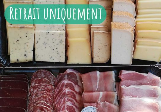 Plateau raclette - Charcuterie et fromage - 4 personnes