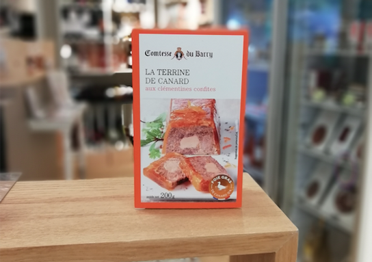 Terrine de canard aux clémentines confites