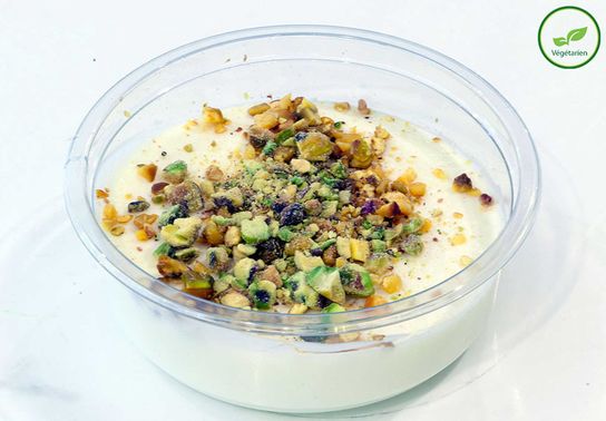 Mahalepi, crème de lait à la fleur d'oranger