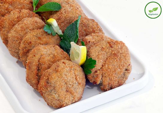 Melitzanokeftédès, galettes d'aubergines