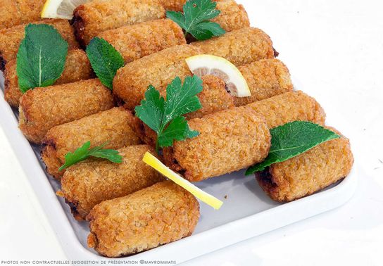 Koupès, Rissoles de blé à l'agneau