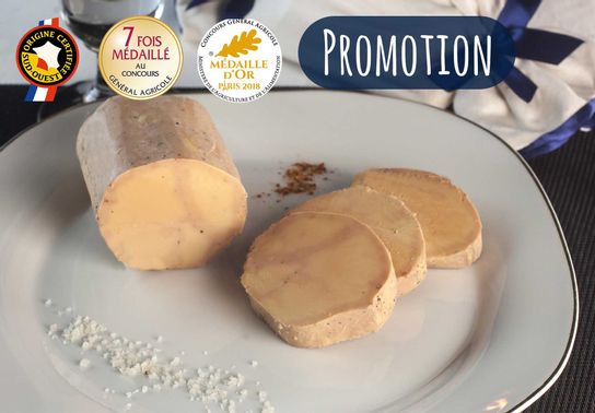 Foie Gras de Canard Entier du Sud-Ouest au Torchon Mi-Cuit - 250g