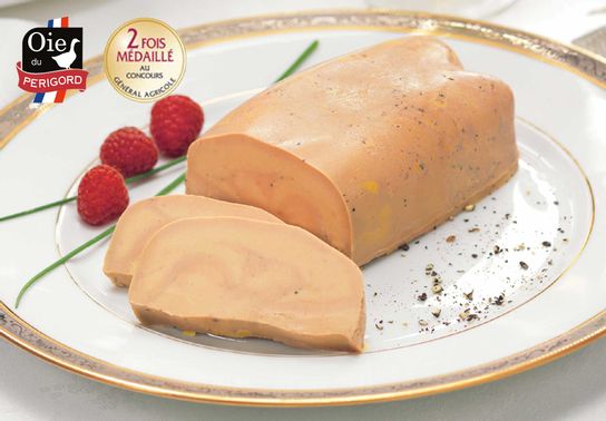 Lobe de Foie Gras d'Oie Entier du Périgord Mi-Cuit