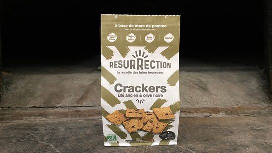 Crackers blé ancien et olive noire Resurrection