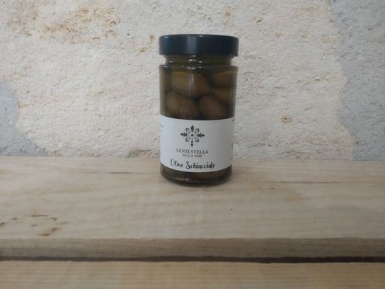 Olives vertes à l’huile d’olive Lenzi Stella