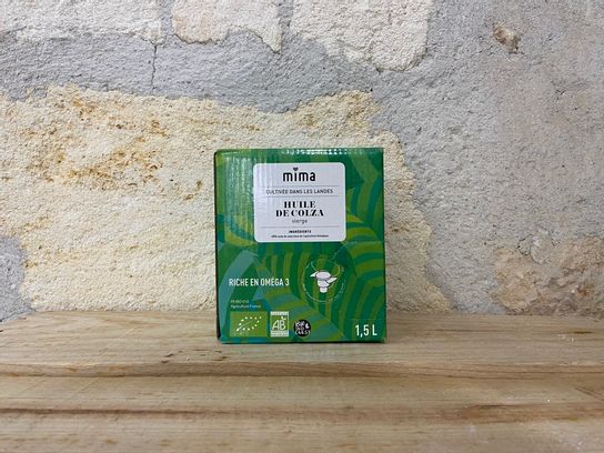 Huile de colza bio Mima